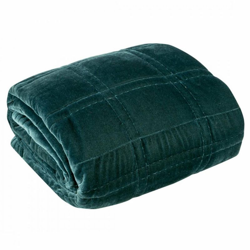 Narzuta KRISTIN/2 Eurofirany 170x210 cm zielony dekoracyjna miękka 1 szt.