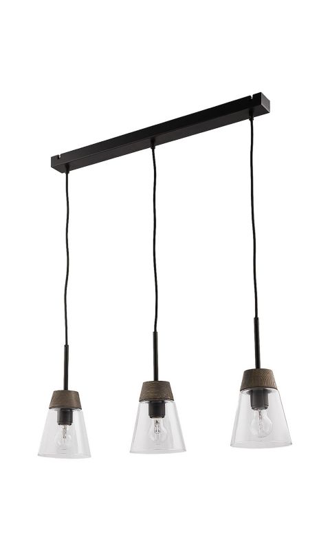 Lampa sufitowa Jupiter DOMINO czarna 3xE27x40W IP20 - 1 szt