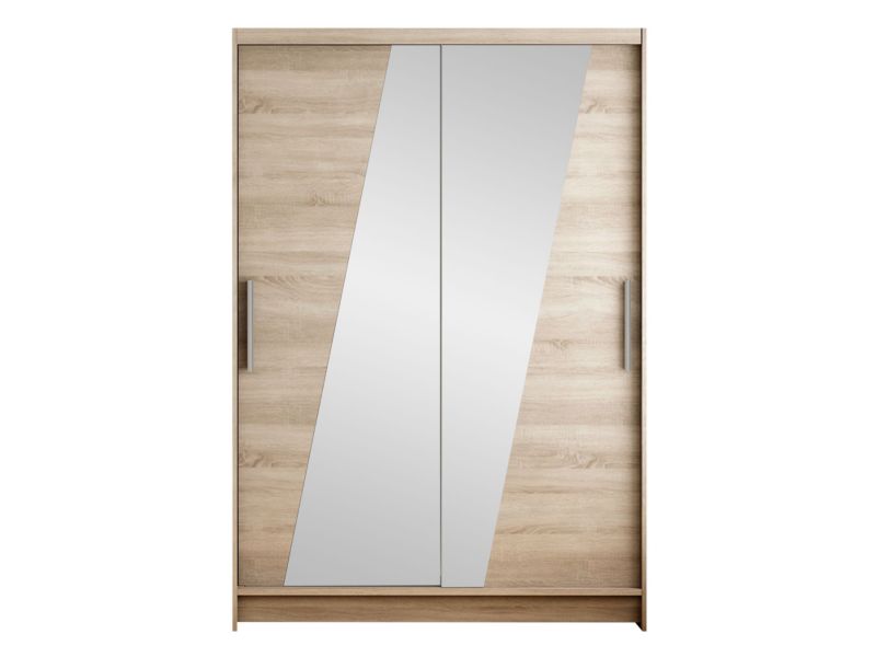 Szafa MIRJAN 24 z drzwiami przesuwnymi Miami VIII trufel/lustro 1 szt.