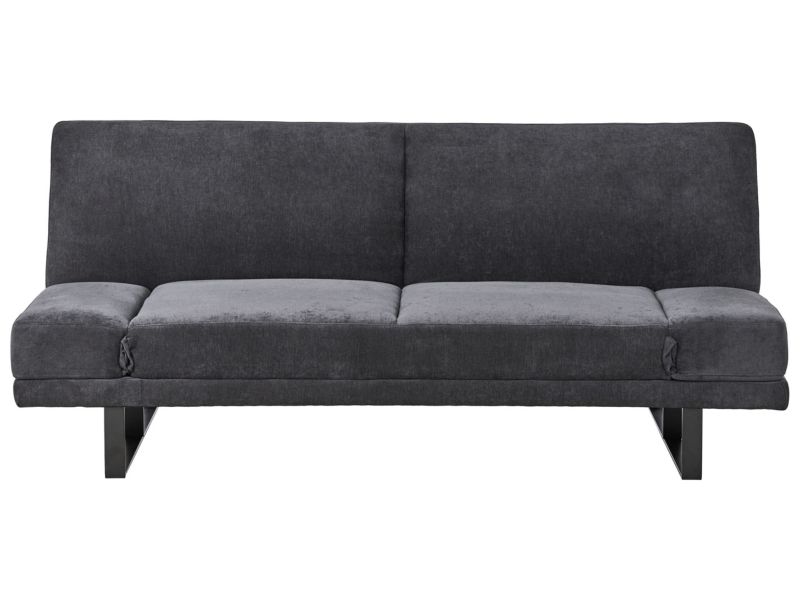 Sofa rozkładana dla 2 osób York Szenil Czarny 1 szt.