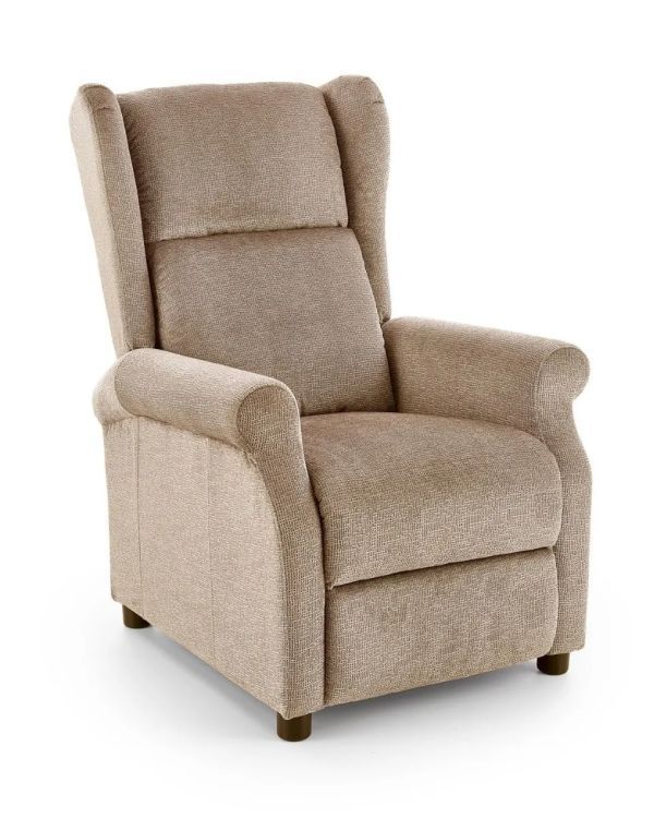 Fotel rozkładany masujący Halmar AGUSTIN M beżowy 1 szt.