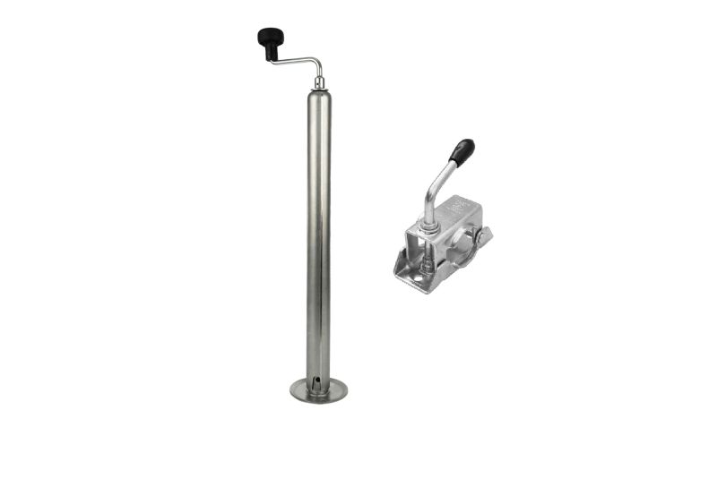 Podpora wysuwana korbowa z klemą obejmą WINTERHOFF ST48-120+KLE48 150kg 48mm 600-820mm 1 szt.