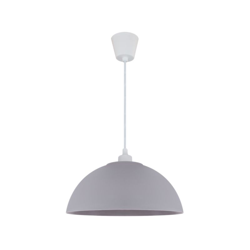 Lampa wisząca Struhm Inka 1 x E27 szara