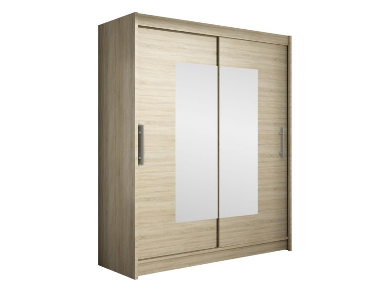 Szafa MIRJAN 24 z drzwiami przesuwnymi Presto III dąb sonoma/lustro 1 szt.