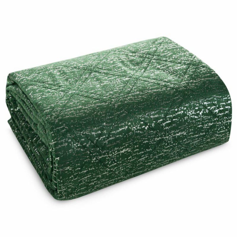 Narzuta LUIZ/BLINK Eurofirany 200x220 cm zielona dekoracyjna na łóżko 1 szt.