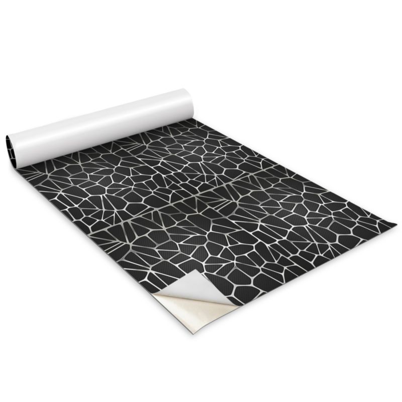 Okleina Meblowa Do Sypialni I Garderoby Wallfluent 100x50 cm Nowoczesna struktura 3D Okleina Na Biurko I Regał 1 rol.