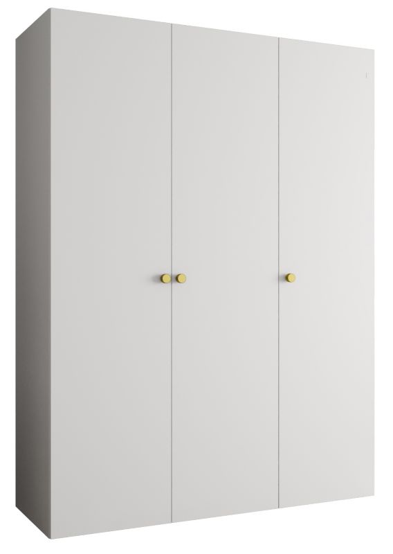 Szafa uchylna Abiks PARMA 1 150 wys. 202 cm Biały + u. Złoty 1 szt