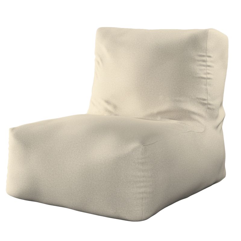 Pufa- fotel Dekoria 67 x 31 x 75 cm szaro-beżowy 1 szt.