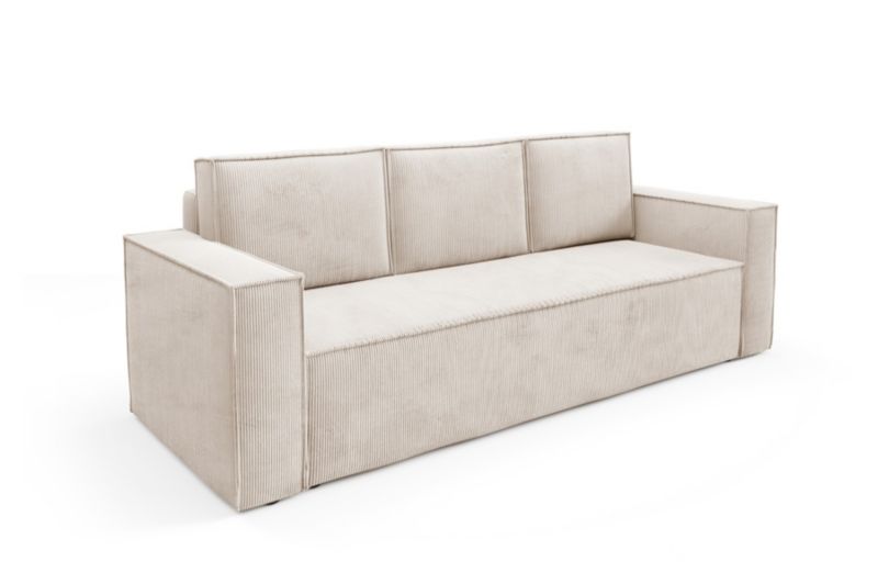 Sofa Bettso Roda 248 x 96 cm z funkcją spania beżowa 1szt.