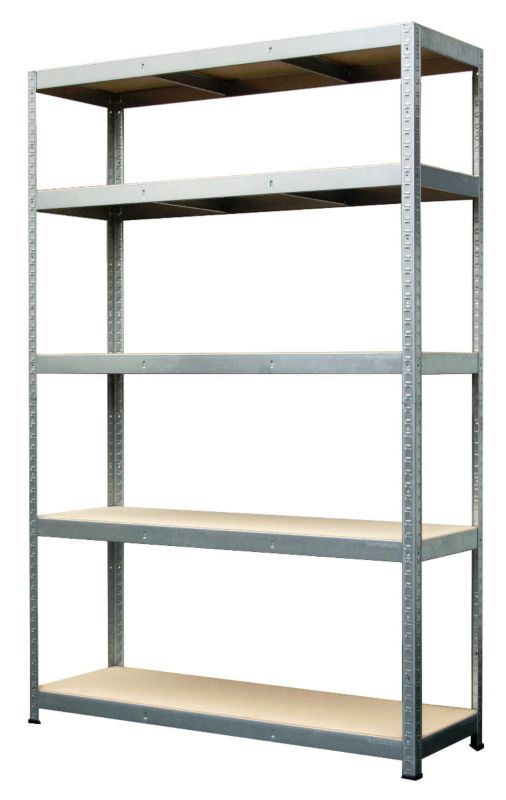 Regał metalowy wciskany Stocker Metalkas 180x120x45 250kg ocynk HDF 1 szt.