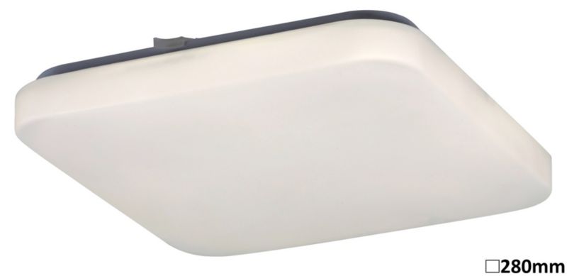 Plafon sufitowy nowoczesny Rabalux Rob biały LED 20W 4000K 1400lm IP20 wym: 6,3 x 28 x 28 cm metal - 1 szt.