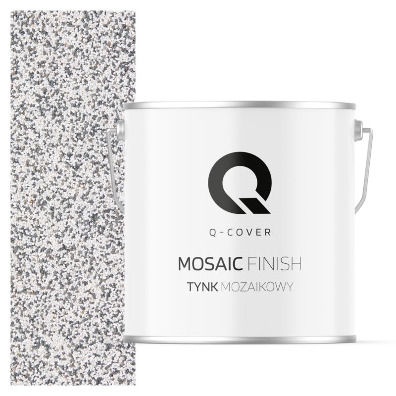 Tynk Mozaikowy Q-Cover Szary jasny M21 7KG