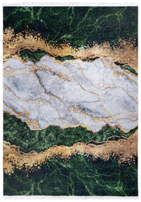 Dywan Nowoczesny Toscana 21151 Mazovia 80 x 150 cm zielony, złoty 1 szt.