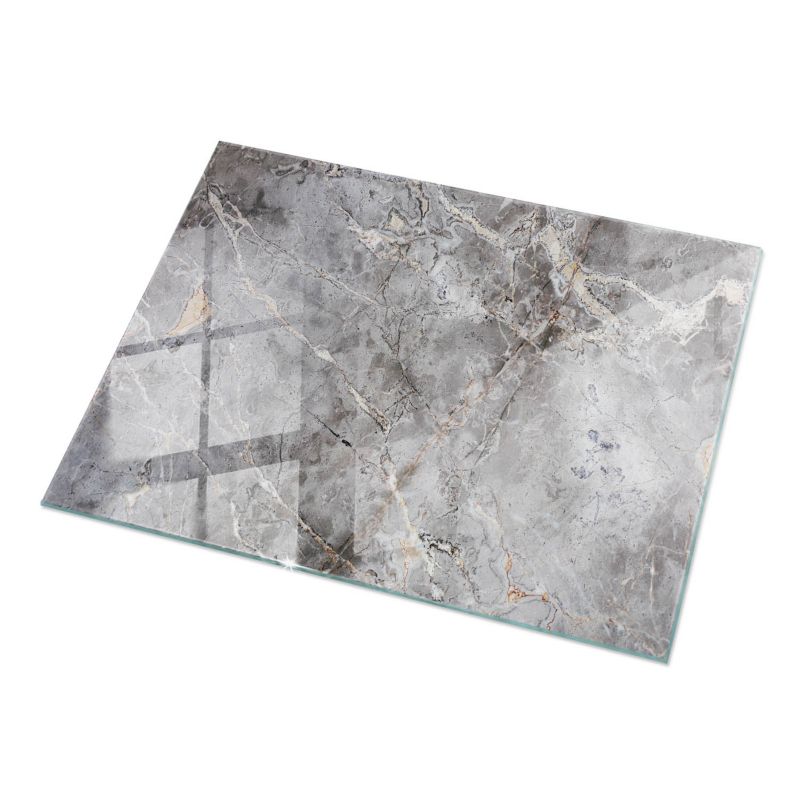 Blat szklany Tulup 120x80 cm Naturalny wzór marmuru 1 szt.