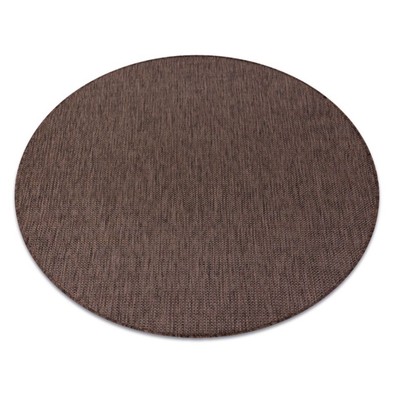 Dywan zewnętrzny Sion RugsX koło 150 cm brąz D2548 1 szt.