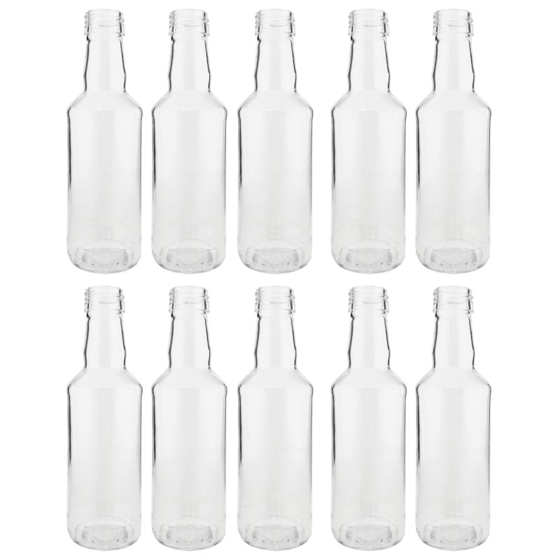 Butelki szklane MODO24 200 ml na soki nalewki i syropy fi 28 bez nakrętek 10 szt.