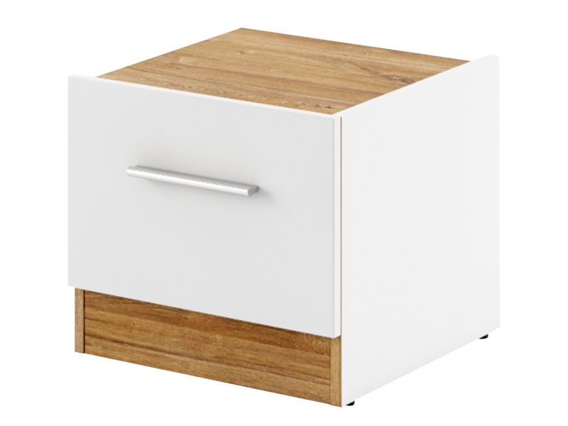 Szafka nocna MIRJAN 24 Dentro DT-03P biały / dąb stirling 1 szt.