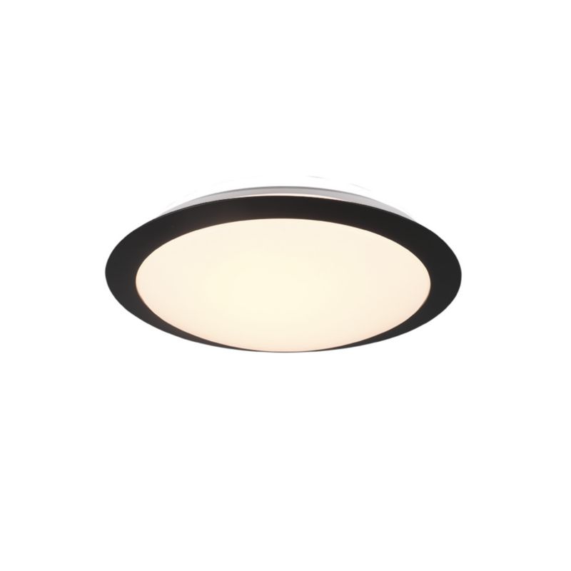 Plafon sufitowy nowoczesny Trio Umberto czarno-biały LED 12W 3000K 1160 lm łazienkowy IP44 wym: 8 x 29 x 29 cm - 1 szt.