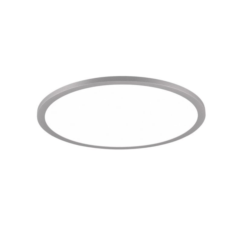 Plafon sufitowy Trio Yuma srebrno-biały LED 20W 3000K-6500K 2250lm IP20 wym: 5 x 40 x 40 cm metal - 1 szt.