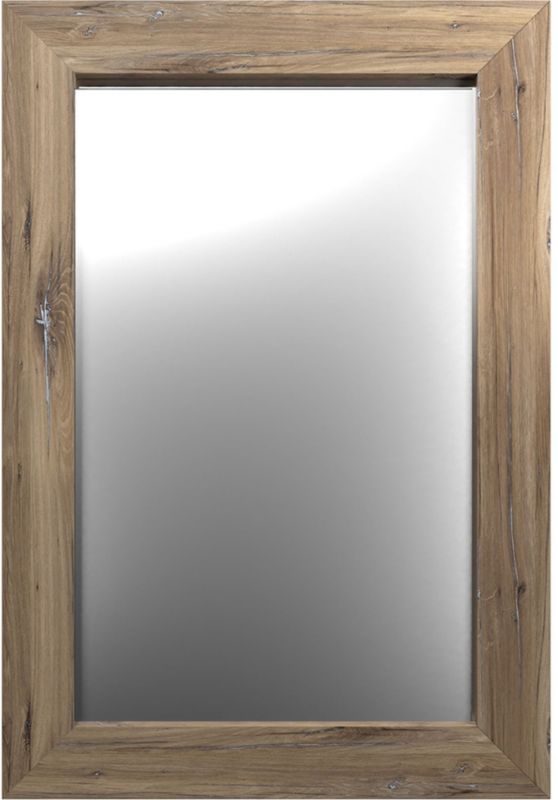 Lustro dekoracyjne Styler Jyvaskyla prostokątne 86x60 cm truflowa rama bez oświetlenia 1 szt.