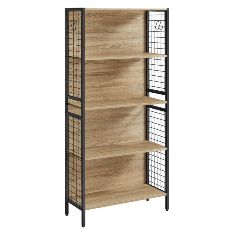 Regał Songmics w stylu industrialnym dąb sonoma 1 szt