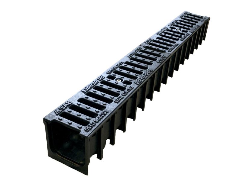 Kanał SAB B125 ruszt żeliwny 100/100 100 cm 1 szt.