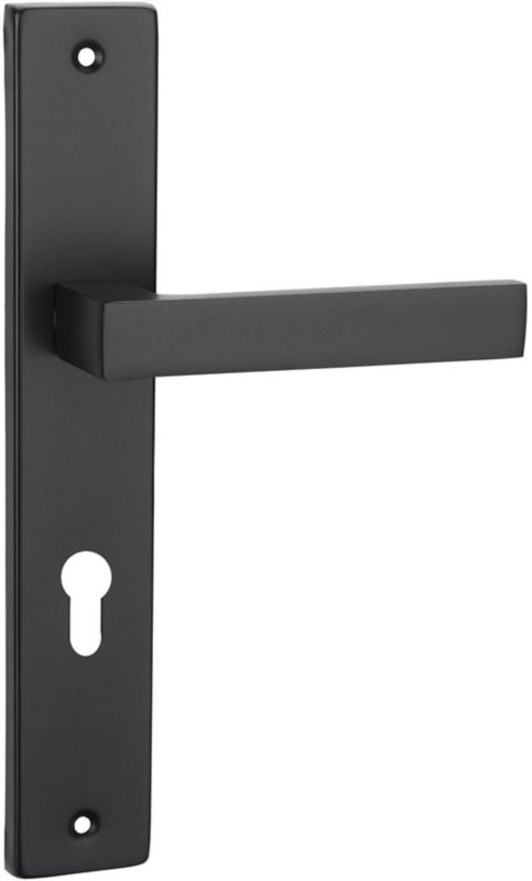 Klamka drzwiowa Qubik długi szyld na wkładkę