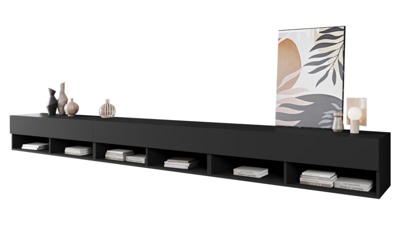 Szafka RTV MIRJAN 24 A300 czarny grafit 1 szt.