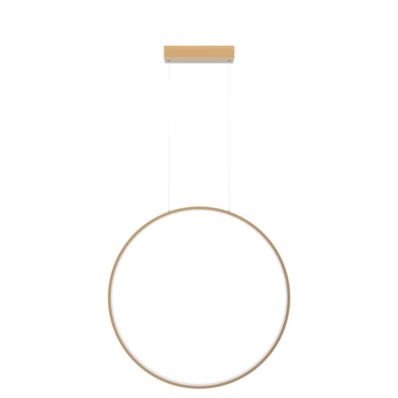 Lampa wisząca Light Prestige MIRROR złota 1 x LED 35W 3520lm - 3780lm - 3560lm wym:120x60x1,5cm IP44 -1 szt.