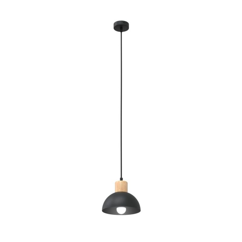 Lampa wisząca Emibig SECO czarna 1xE27x20W IP20 wym:140x18x18cm - 1 szt.