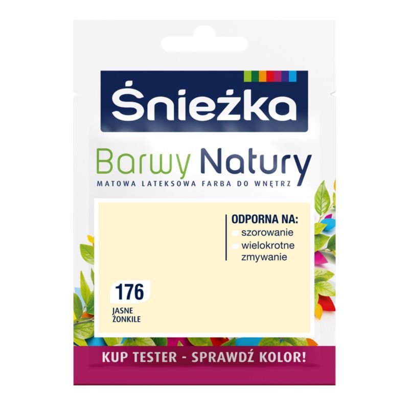 Tester farby Śnieżka Barwy Natury jasne żonkile 25 ml