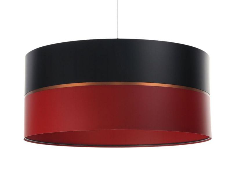 Lampa Bps Koncept wisząca SIMPLY GLAMOUR 40 czerwona/czarna 1 szt