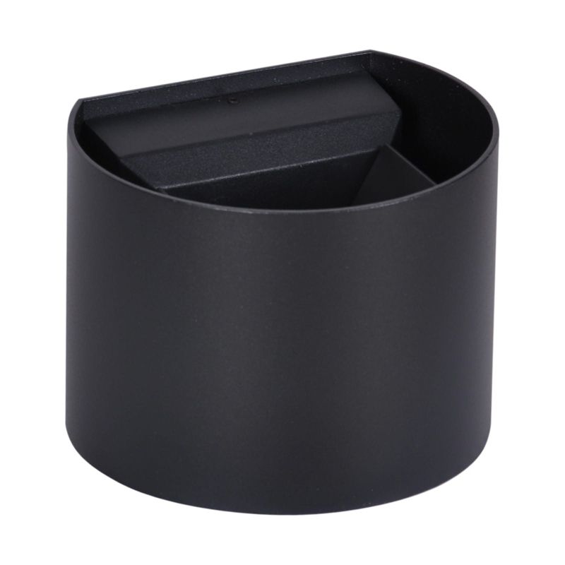 Kinkiet ścienny zewnętrzny Kaja Brick czarny LED 3W 4000K 180lm IP54 wym: 10 x 13 cm metal - 1 szt.