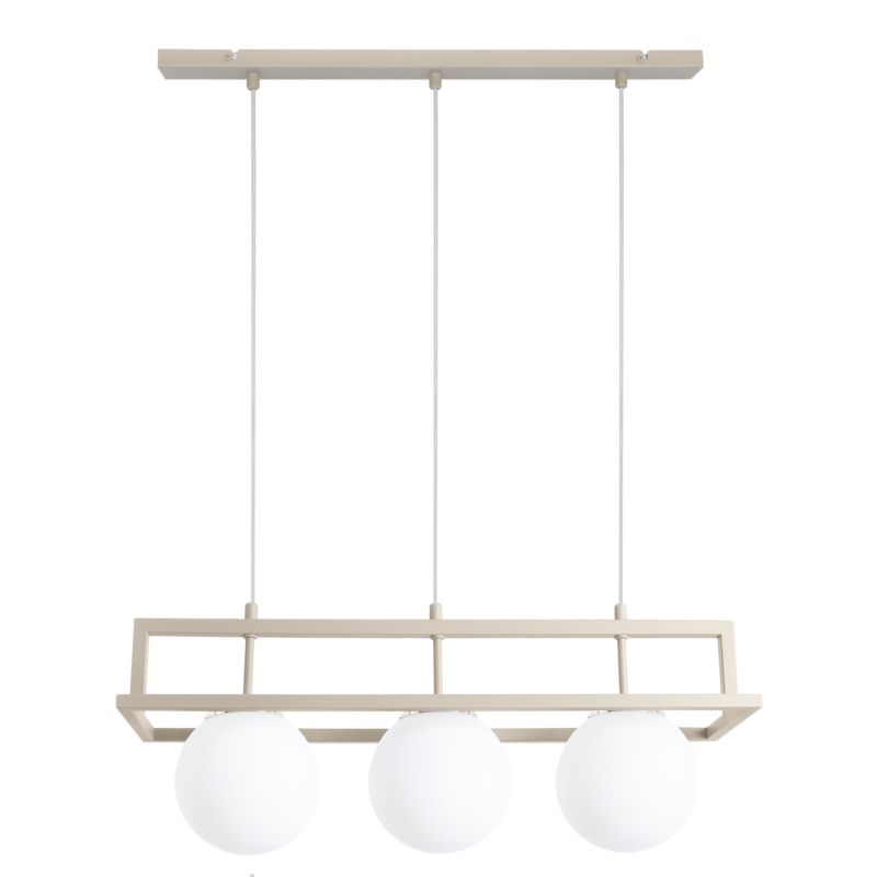 Lampa sufitowa wisząca Light Home LH Eliza Celeste 3x E14 kaszmirowy/złoty 1szt.