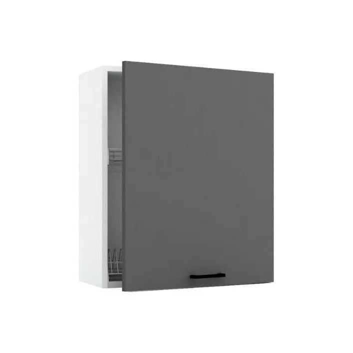 Szafka kuchenna wisząca z ociekaczem 60 Stolkar CLARA W60 SU P/L szara 1 szt