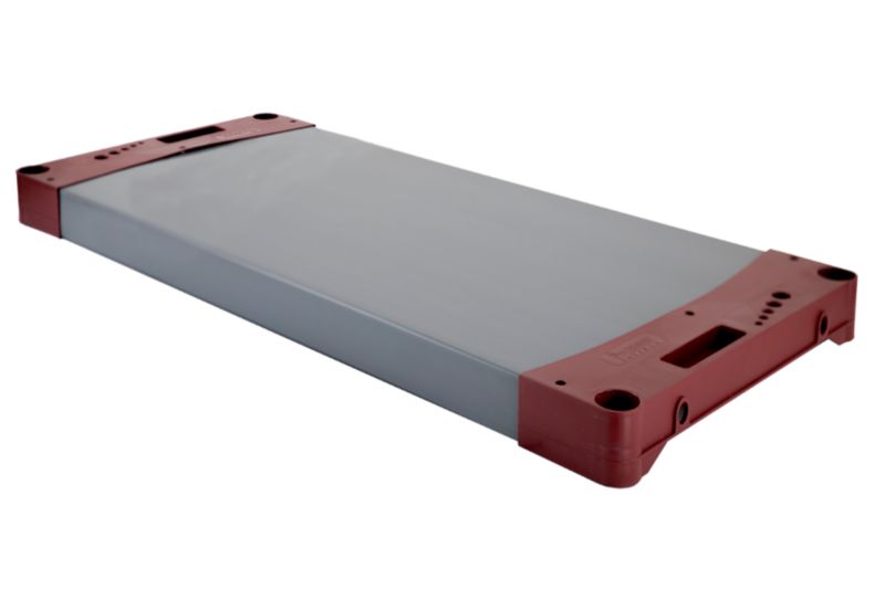 Półka do regału tytan MODO24 eco 97 proc. recyklingu 150 x 46 cm boczki czerwone 1 szt.