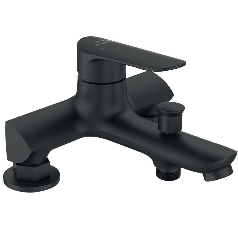 Bateria Wannowa Laveo Stojąca Appia czarna 1 szt.