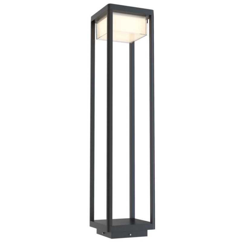 Lampa ogrodowa stojąca Maytoni Baker Street czarno-biała LED 10W 3000K 520lm IP65 wym: 80 x 18 x 18 cm aluminium - 1 szt.