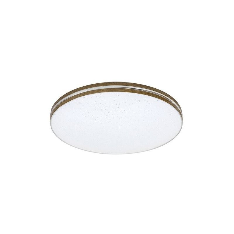 Plafon Rabalux Oscar biały LED 18W 3000K 1350lm gwiezdny efekt IP20 wym: 6 x 35 x 35 cm metal - 1 szt.