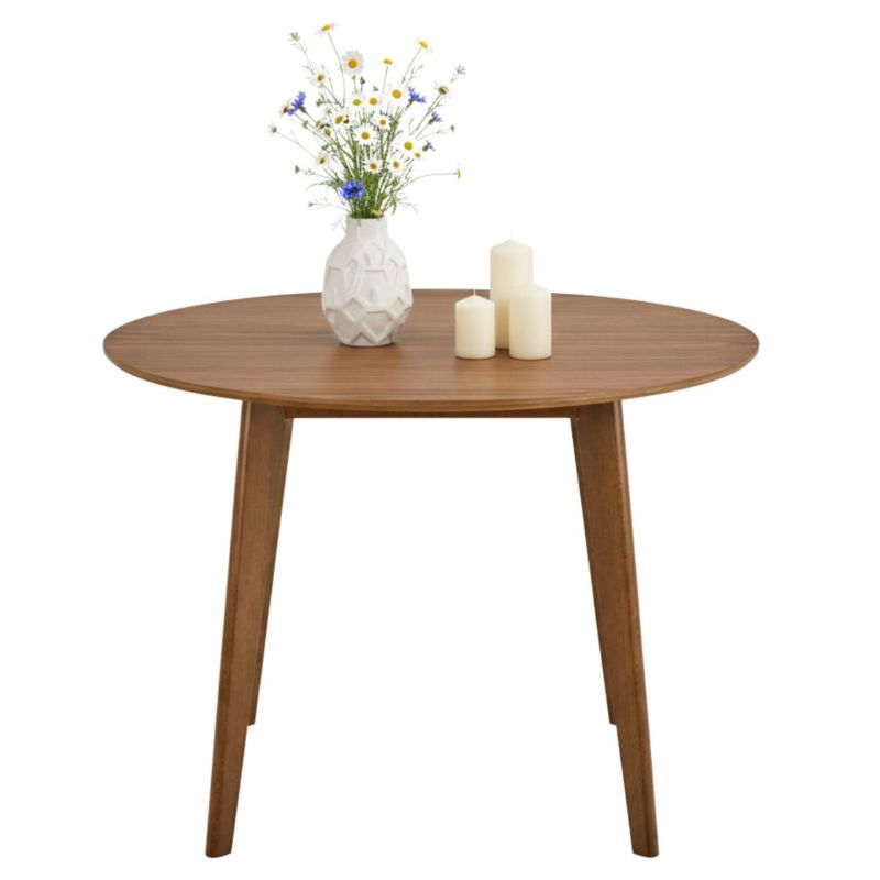 Stół do jadalni kuchni Roxby Actona okrągły 4 os. fornir orzech 105 cm 1 szt.