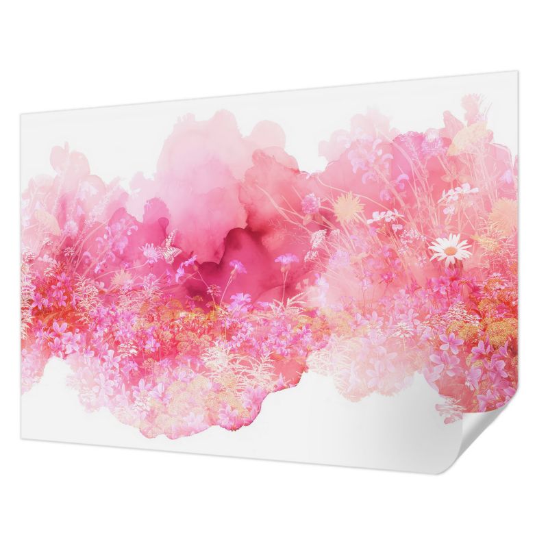 Fototapeta samoprzylepna Tulup 312x219 cm Floralny wzór Tapeta Do Sypialni, Salonu, Przedpokoju 1 szt.