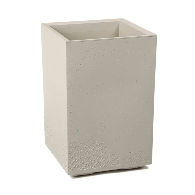 Doniczka Lamela KARO donica kwietnik 40x40x60cm imitacja betonu beżowa szt.