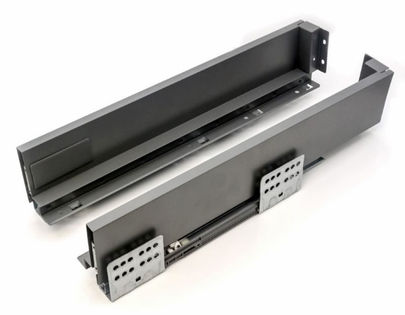 BOKI SZUFLAD HomeDeko TANDEMBOX prowadnice z bokami z cichym domykiem 450mm/196mm 2 szt.