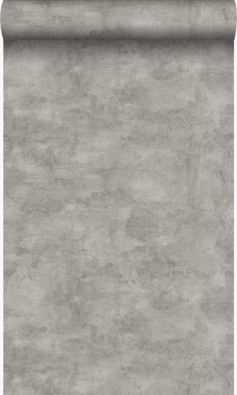 Tapeta Origin Wallcoverings konkretny wygląd ciemnoszarym 53 cm x 10.05 m - 1 rol.