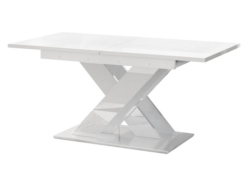 Stół rozkładany MIRJAN 24 Bronx biały połysk 1 szt.