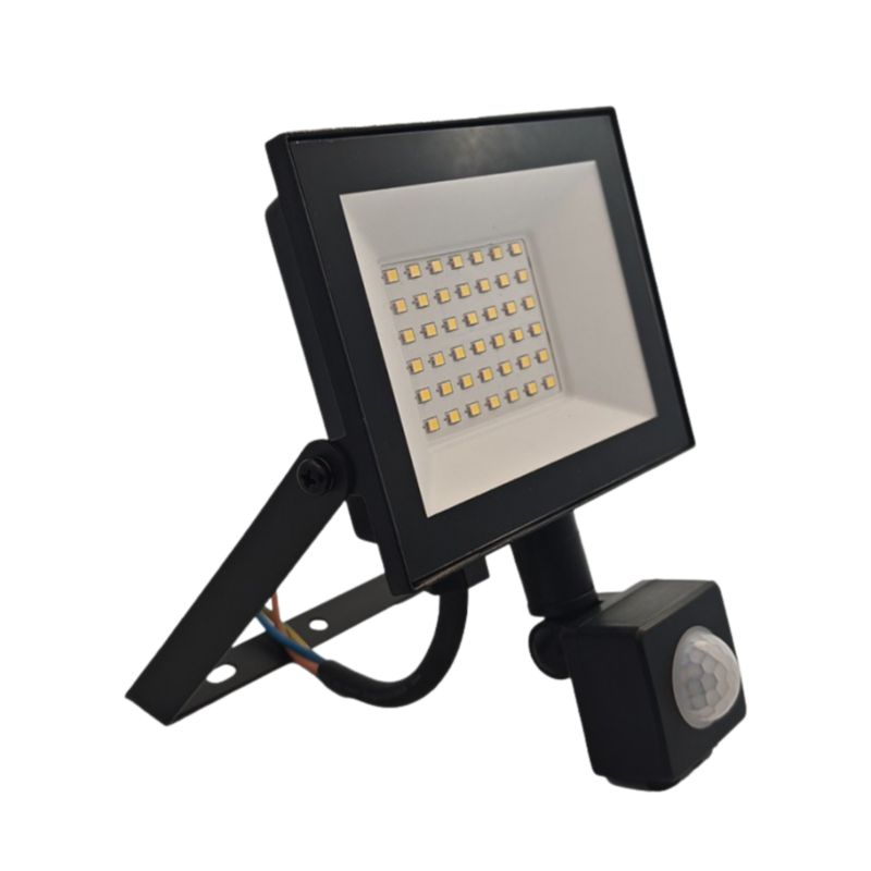 Naświetlacz LED Eco Light 30W 6500K IP54 Czujnik Ruchu 1 Szt.