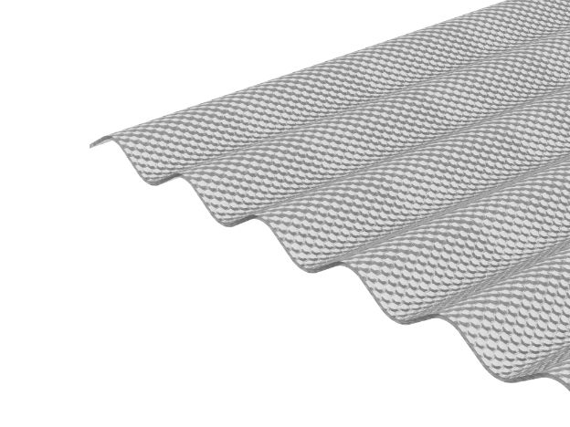 Płyta poliwęglanowa BeeHive fala 76/18 1045x3000 grafitowa 2.8mm LT60% 1 szt.