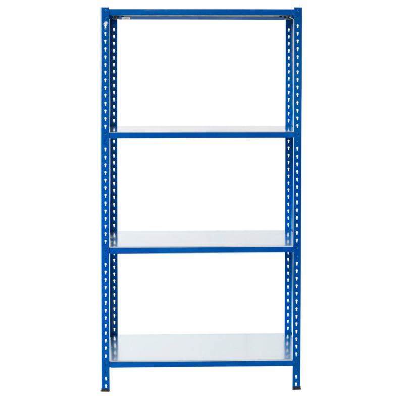 Wtykowy regał metalowy AR Shelving z profilem L z 4 półkami 250x100x50 cm 180 kg 1 szt
