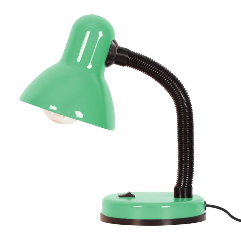 Lampa biurkowa Kaja Cariba zielono-czarna 1 x E27 x 25W IP20 wym: 30 x 22 x 15 cm metal - 1 szt.