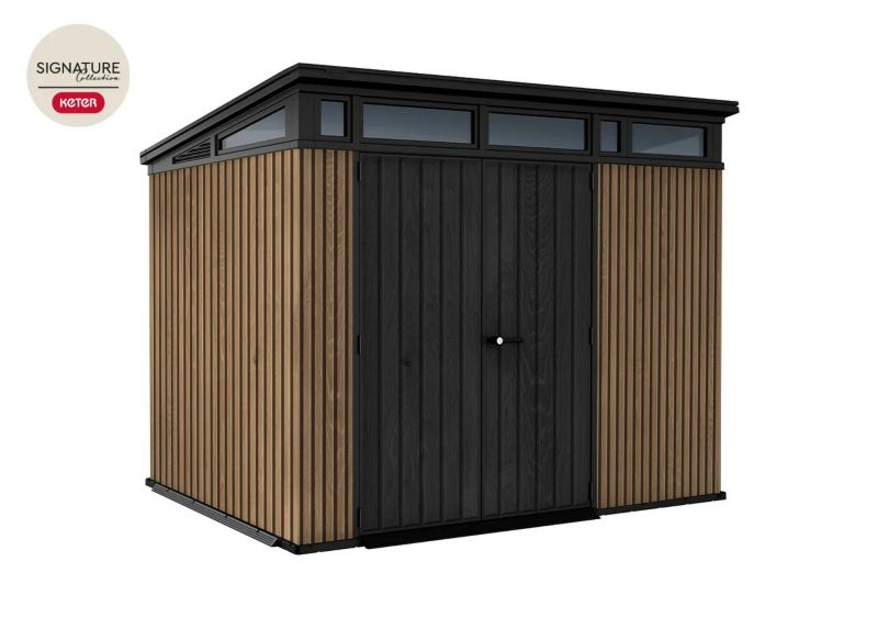 Domek ogrodowy Signature Collection Penthouse 9x7 narzędziowy Venetian Brown 1 szt